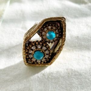 Juicy Couture cocktail ring size 5-6 adjustable